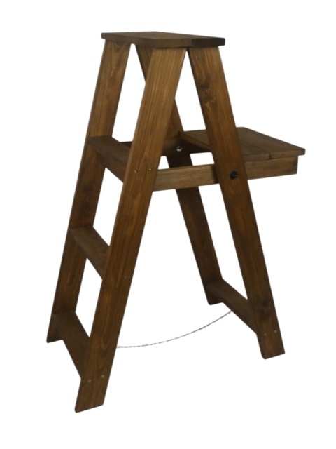 Drabinka z siedziskiem 80cm - Brązowa Drabinka z siedziskiem 80cm - Brązowa