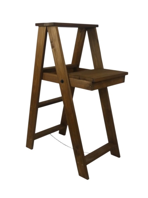Drabinka z siedziskiem 80cm - Brązowa Drabinka z siedziskiem 80cm - Brązowa