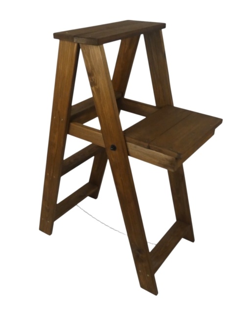 Drabinka z siedziskiem 80cm - Brązowa Drabinka z siedziskiem 80cm - Brązowa