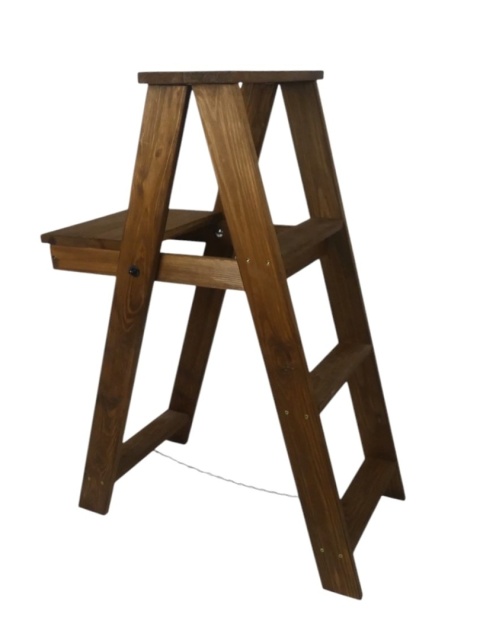 Drabinka z siedziskiem 80cm - Brązowa Drabinka z siedziskiem 80cm - Brązowa