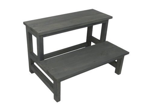 Schodek dwustopniowy - "XL" Popielaty Schodek dwustopniowy - "XL" Popielaty