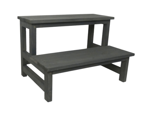 Schodek dwustopniowy - "XL" Popielaty Schodek dwustopniowy - "XL" Popielaty