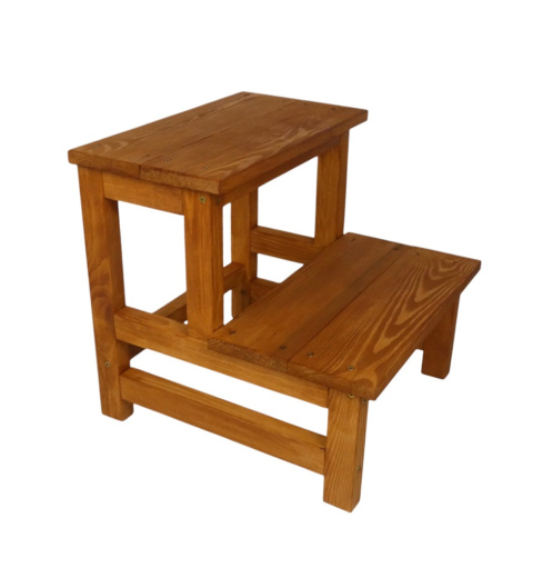 Schodki pomocnicze dwustopniowy - "L" Teak Schodki pomocnicze dwustopniowy - "L" Teak