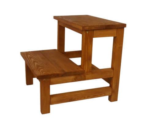 Schodki pomocnicze dwustopniowy - "L" Teak Schodki pomocnicze dwustopniowy - "L" Teak