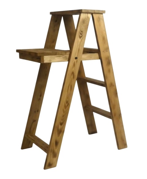Drabinka z siedziskiem 100cm - Przypalana