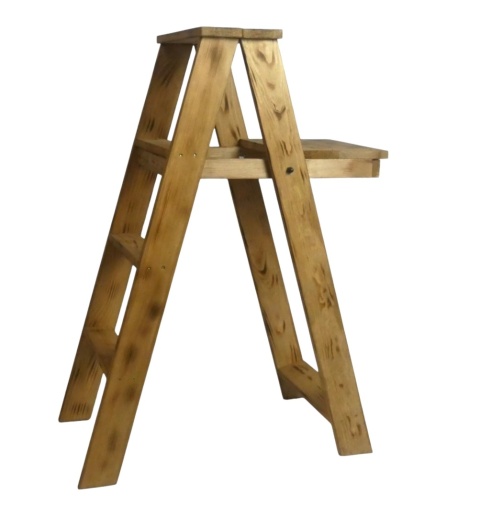 Drabinka z siedziskiem 100cm - Przypalana