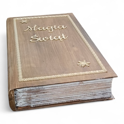 Księga " Magia Świąt " - Brązowa