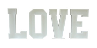 Duże drewniane litery 3D LOVE – dekoracja na wesele i eventy