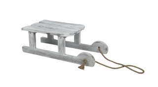 Sanki - Biały postarzany