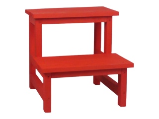 Schodek dwustopniowy - "L" Czerwony