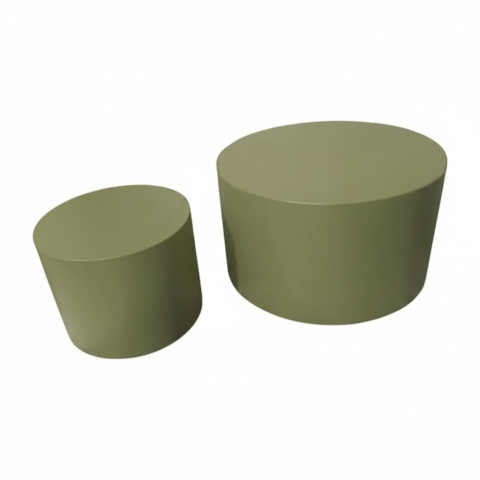 Zestaw Walec do sesji h 28/30 cm ∅ 33/50 cm - Oliwkowy